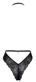 Kissable Body z Czarną Koronką L/XL - Styl Halterneck, Ozdoby Kissable
