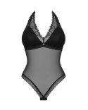 Obsessive Medilla Body czarne siateczkowe z koronką XL/2XL Obsessive