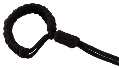 Bad Kitty Cuffs Rope czarne linowe opaski na ręce rozmiar 2 bawełna Bad Kitty