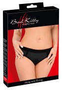 Bad Kitty Strap-On Czarny Model M z Elastycznym Pierścieniem 3,5 cm Bad Kitty