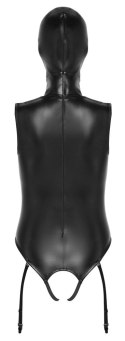 Bad Kitty Body XL z maską, imitacja skory, otwarte elementy, czarne Bad Kitty