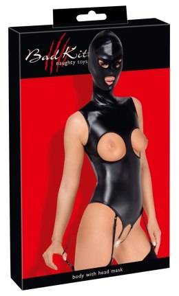 Bad Kitty Body bez biustu z maską, imitacja skory, rozmiar M Bad Kitty