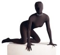 Bad Kitty Czarna Błyszcząca Obroża Anatomiczna Regulowana 25-42cm Bad Kitty
