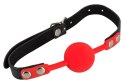 Bad Kitty Czerwony Knebel Silikonowy z Regulacją 42-58 cm Bad Kitty