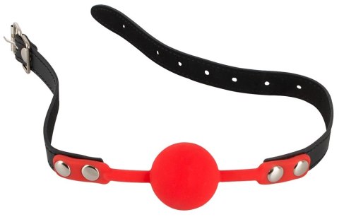 Bad Kitty Czerwony Knebel Silikonowy z Regulacją 42-58 cm Bad Kitty