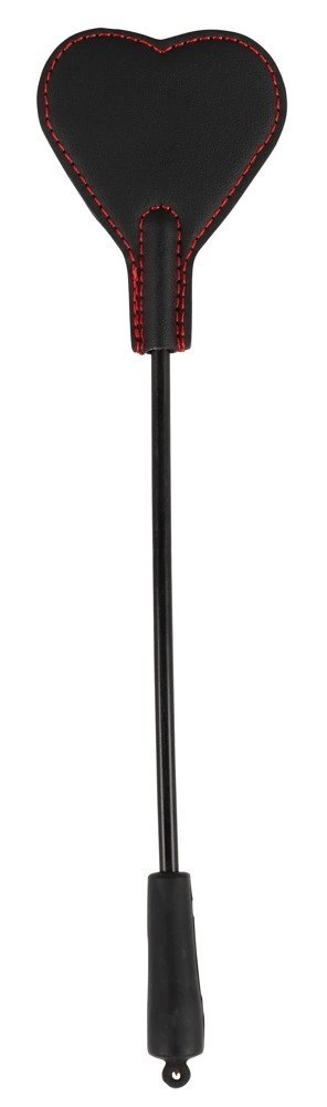 Bad Kitty Dwustronna Packa Serce Czarna 25cm Poliuretan/Futerko Bad Kitty