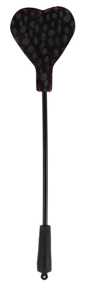 Bad Kitty Dwustronna Packa Serce Czarna 25cm Poliuretan/Futerko Bad Kitty