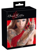 Bad Kitty Red Line - dwukolorowy bicz tekstylny 38 cm Bad Kitty