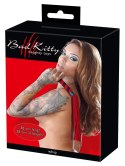 Bad Kitty Red Line - dwukolorowy bicz tekstylny 38 cm Bad Kitty