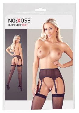 NO:XQSE Pas do Pończoch Siateczkowy z Pończochami Czarny L/XL NO:XQSE