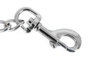 ZADO Srebrny Łańcuszek z Dwoma Karabińczykami 15 cm Metalowy ZADO