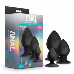 Blush Novelties Anal Adventures Platinum Zestaw 3 Anatomicznych Plugow Stout