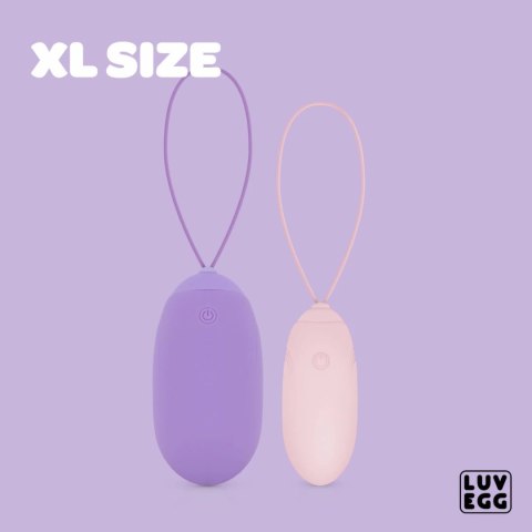 EasyToys Luv Egg XL Fioletowy - Bezprzewodowe Jajo Wibrujące XL