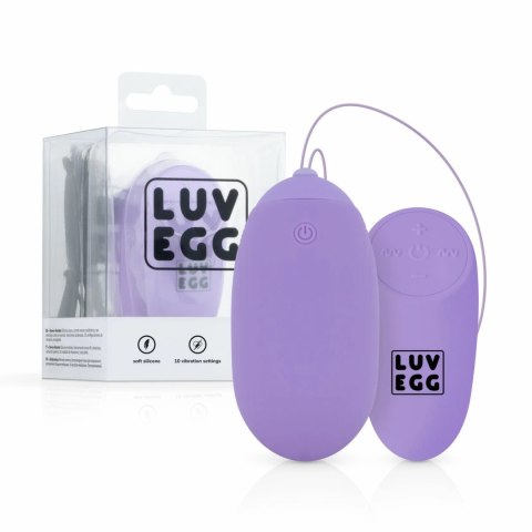 EasyToys Luv Egg XL Fioletowy - Bezprzewodowe Jajo Wibrujące XL