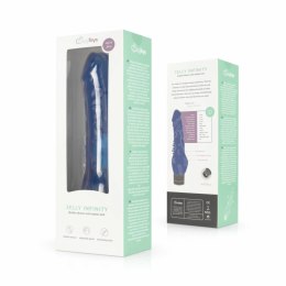 Jelly Infinity Wibrator Model Blue - miękki, elastyczny, 54 mm