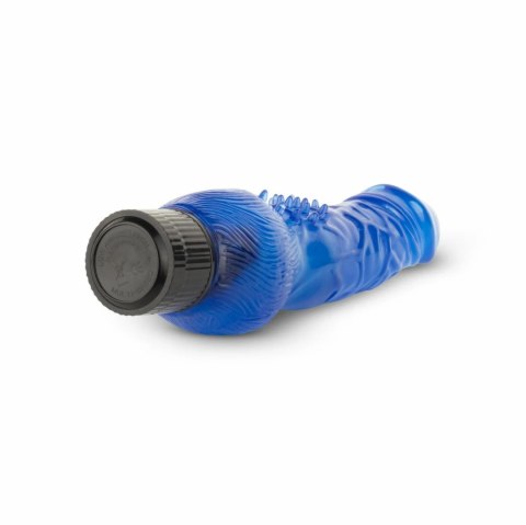 Jelly Infinity Wibrator Model Blue - miękki, elastyczny, 54 mm