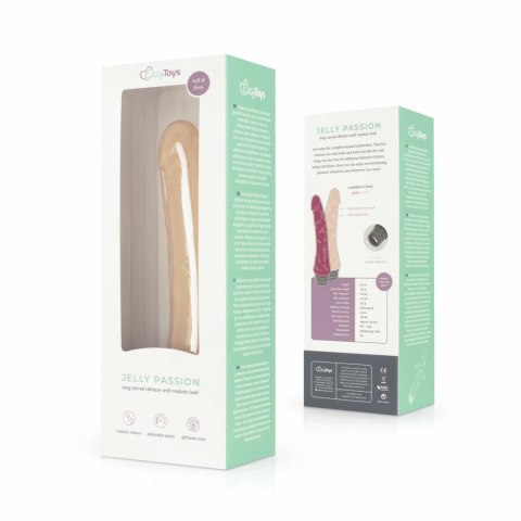 Jelly Passion Jelly Vibe model z pulsującą funkcją i elastycznym materiałem