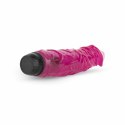 Jelly Supreme Wibrator Anatomiczny Rożowy z Brokatem 21 cm