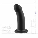 NO-PARTS Charlie model 14,5 cm czarny z przyssawką silikonowy