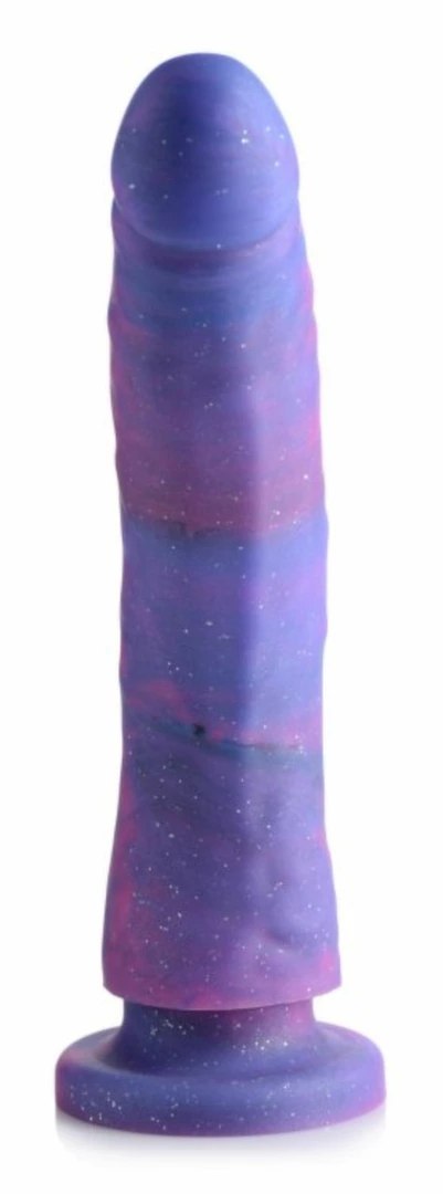 NS Novelties Magic Stick silikonowy model z brokatem 20 cm przyssawka