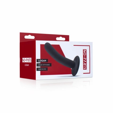 No-Parts Logan Model 13,5 cm Czarny - Anatomiczny Kształt Silikonowy