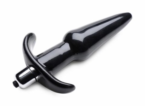 XR Brands Nexus gładka wibrująca zatyczka anatomiczna czarna 10 cm