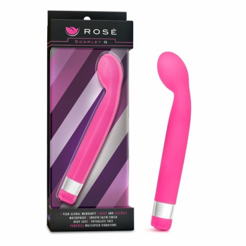 Rose Scarlet G Vibrator punktowy, rożowy, intensywne wibracje