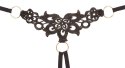 Cottelli Lingerie komplet paskowy czarny dwuczęściowy M Cottelli