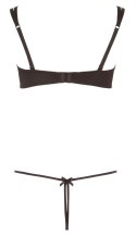 Cottelli Lingerie komplet paskowy czarny dwuczęściowy M Cottelli