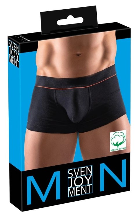 Svenjoyment Bokserki Męskie XL Czarny z Czerwonym Paskiem Oeko-Tex Svenjoyment