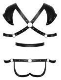 Svenjoyment Bondage Body męskie paski czarne M regulowane uprzęże Svenjoyment