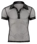 Svenjoyment Koszulka Polo Mesh Czarna XL z Kołnierzykiem Męska Svenjoyment
