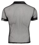 Svenjoyment Męska Koszulka Polo Mesh Wetlook Czarna M Svenjoyment