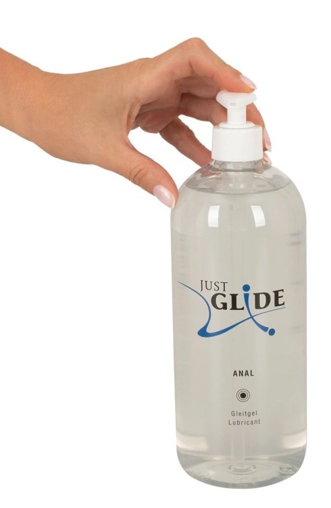 Just Glide Anal 1L - Wegański żel nawilżający do masażu na bazie wody Just Glide