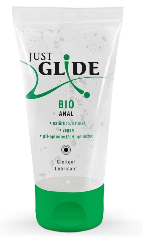 Just Glide Bio Anal Żel nawilżający wodny 50ml - formuła organiczna Just Glide