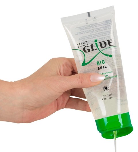 Just Glide Bio Anal żel intymny wodny 200ml ekologiczny, bezzapachowy Just Glide