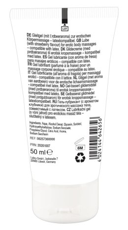 Lick It Żel do masażu wodny truskawkowy 50ml vegan care Lick it!