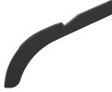 Noir Wieszak Czarny Matowy Złoty Napis Złoty Haczyk 43cm 5 szt. Noir