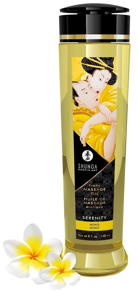 Shunga Serenity Naturalny Olejek do Masażu 240 ml - Wegańska Formuła Shunga