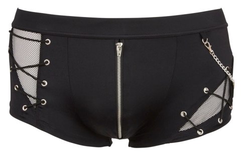 Svenjoyment Bokserki męskie XL czarne z łańcuszkiem i zamkiem Svenjoyment