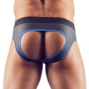 Svenjoyment Jockstrap męski czarno-niebieski M z zamkiem, neopren Svenjoyment