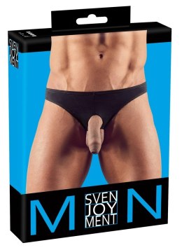 Svenjoyment Męskie Stringi Czarny Model z Otworem Rozmiar M Svenjoyment