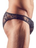 Svenjoyment Slipy Męskie XL Czarna Koronka Anatomiczny Kroj Svenjoyment