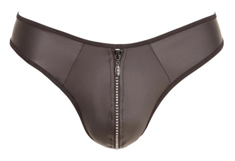 Svenjoyment Stringi Męskie Neopren Look Zamek Błyszczący M Svenjoyment