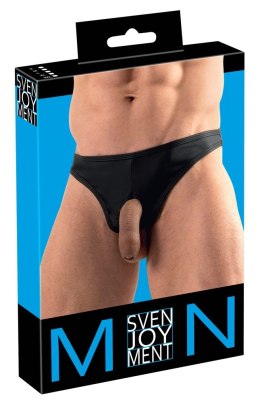 Svenjoyment Stringi męskie Showmaster z otworami, matowe, rozmiar M Svenjoyment