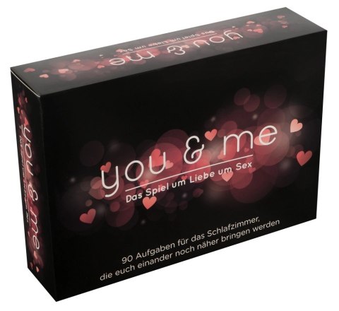 You & Me Gra dla par Niemiecka wersja 90 kart z zadaniami Kheper Games
