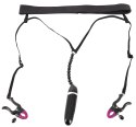 Bad Kitty Model 603510 - Stringi z wibracjami i regulacją, czarne Bad Kitty