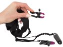 Bad Kitty Model 603510 - Stringi z wibracjami i regulacją, czarne Bad Kitty