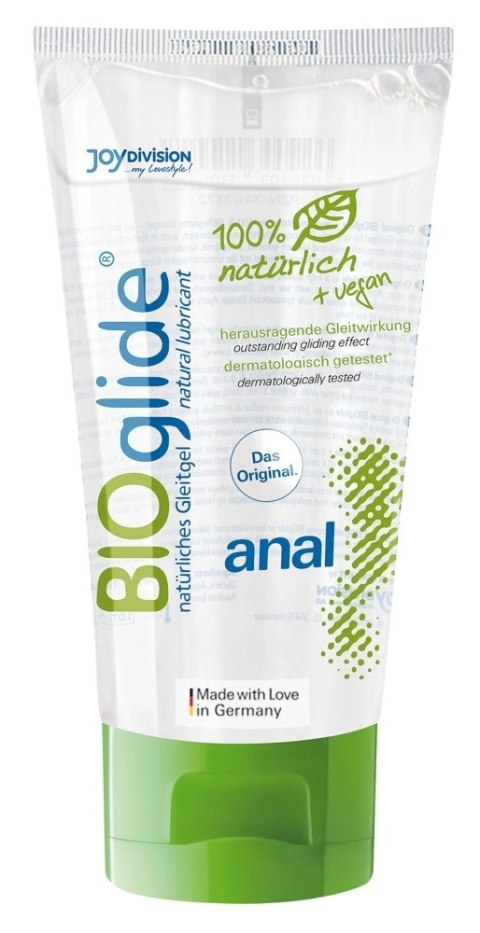 Bioglide Anal 80ml - Medyczny żel intymny na bazie wody, bezzapachowy Joydivision Präparate