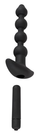 Black Velvets 4-elementowy zestaw intymny silikonowy czarny Black Velvets